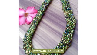 Multi Colors Seed Beaded Necklaces Fashion